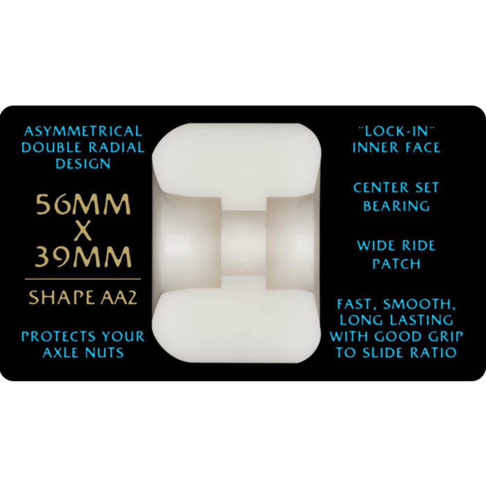 POWELL PERALTA NANO RATS ASYMMETRICAL 56mm 97a AA2 SKATEBOARD WHEELS