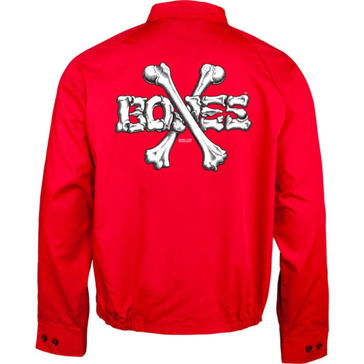 Powell Peralta Cross Bones Red Gas Jacket