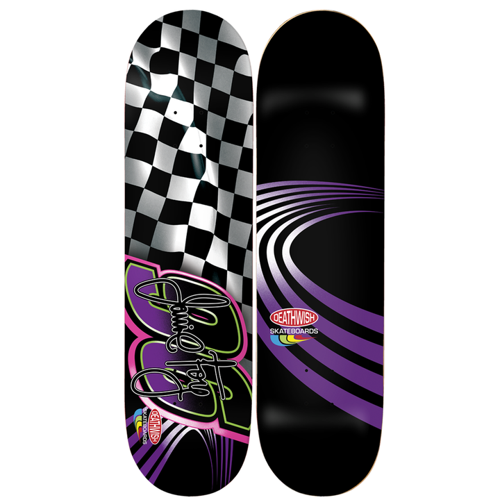 DEATHWISH JAMIE FOY CHECKERED FOY 8.5" SKATEBOARD DECK