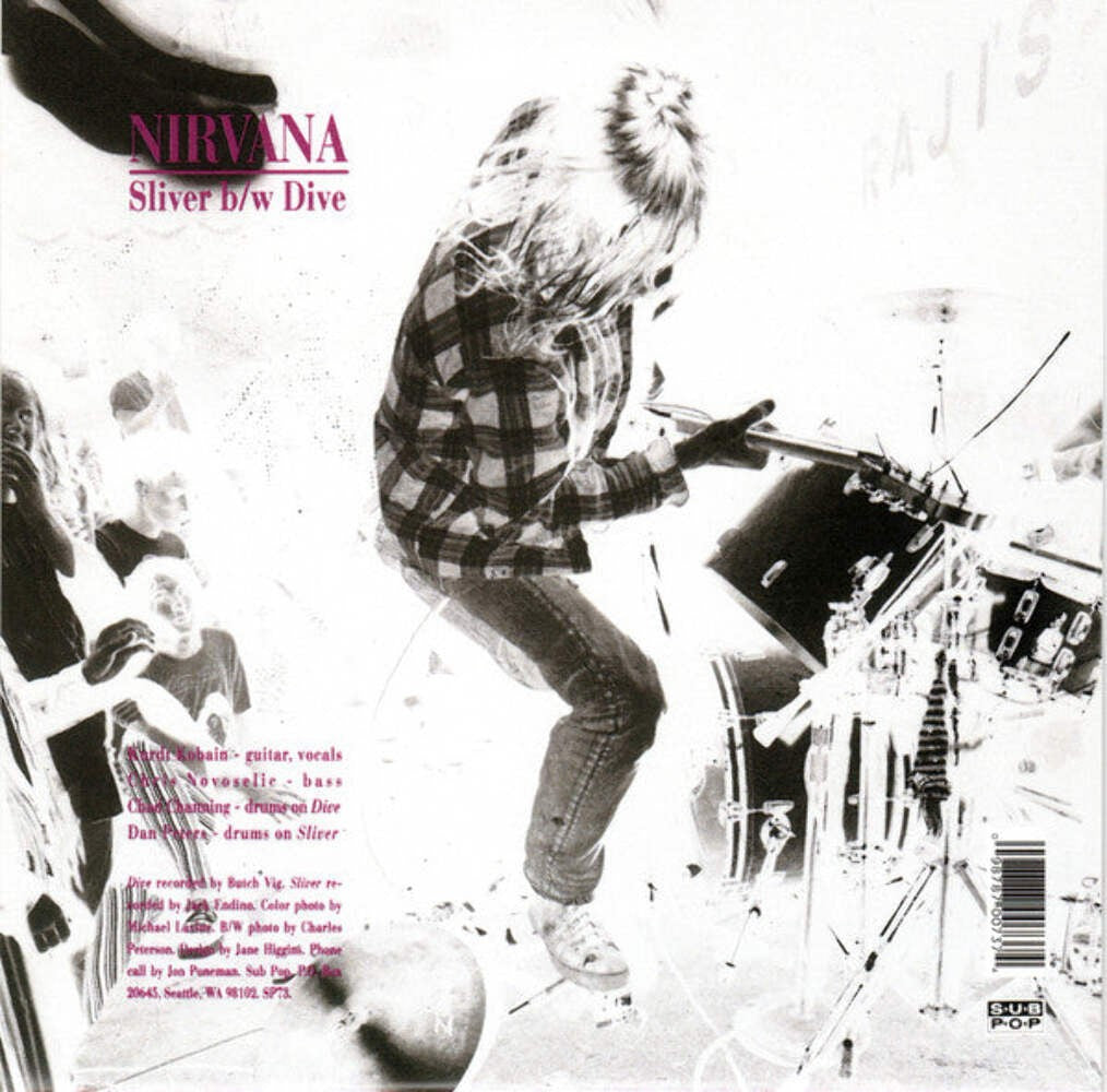 Nirvana – Sliver Vinyl 7" Record