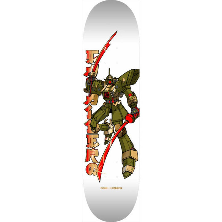 POWELL PERALTA CABALLERO GUNDAM WHITE GOLD FOIL 8.25" SKATEBOARD DECK