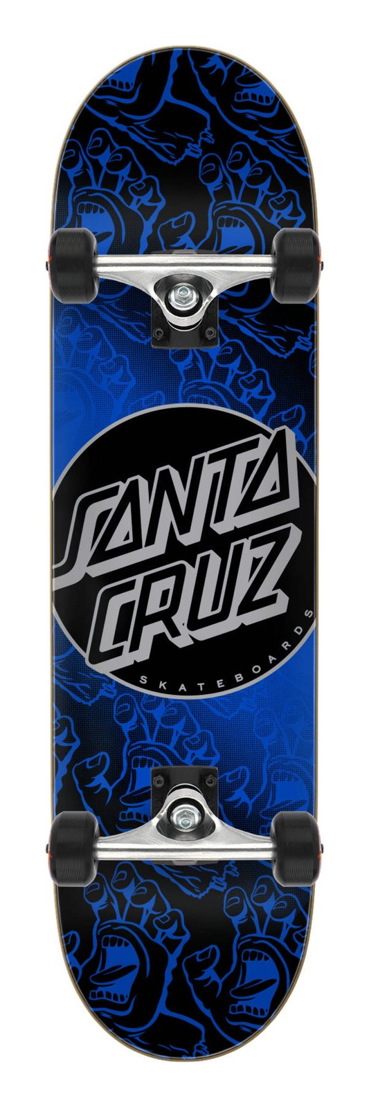 Santa Cruz Other Dot Hands Large 8.25" Complete Skateboard