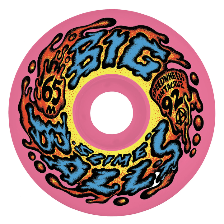 Slime Balls Big Balls Speedwheels Pink 65Mm 92A Skateboard Wheels