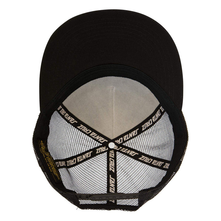 Santa Cruz Cruz Embroidered Mesh Trucker High Profile Hat