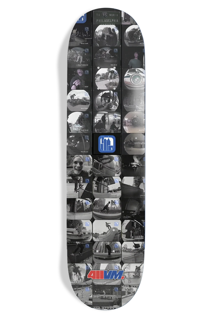 411VM Metrospective Frame Grab 8.25" Skateboard Deck