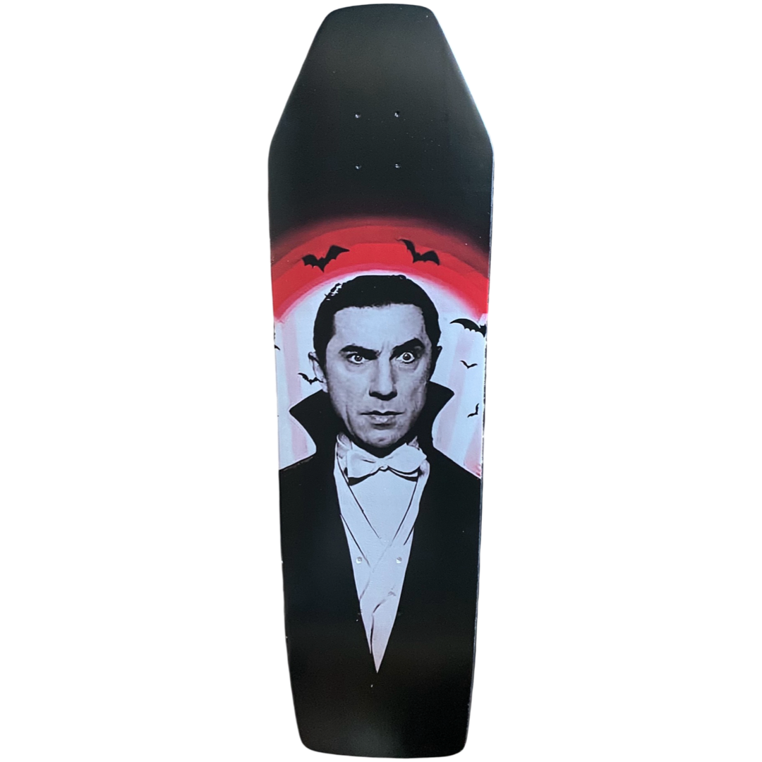 Vision Dracula Horror Series LTD Coffin 9.5" Skateboard Deck