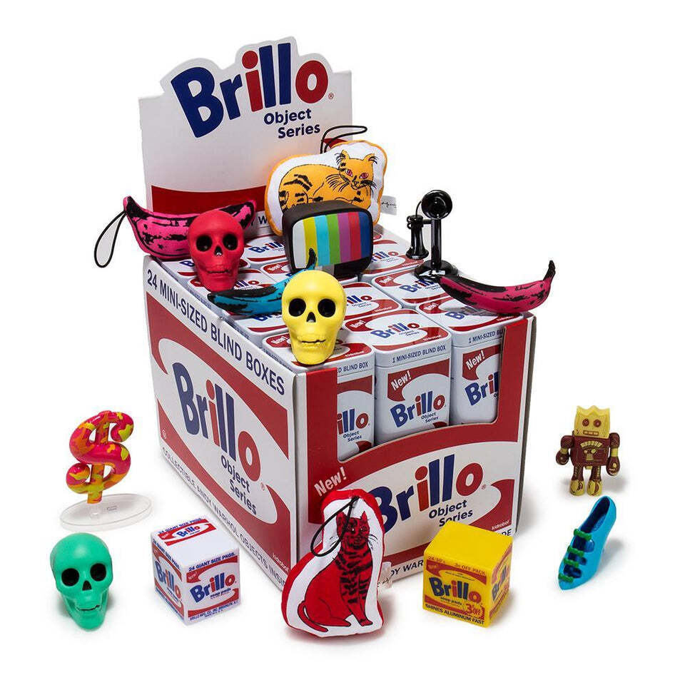 Andy Warhol Brillo Dunny フィギュア ウォーホル　3体 KIDROBOT x ANDY WARHOL BRILLO BOX ART OBJECT BLIND BOX FIGURES