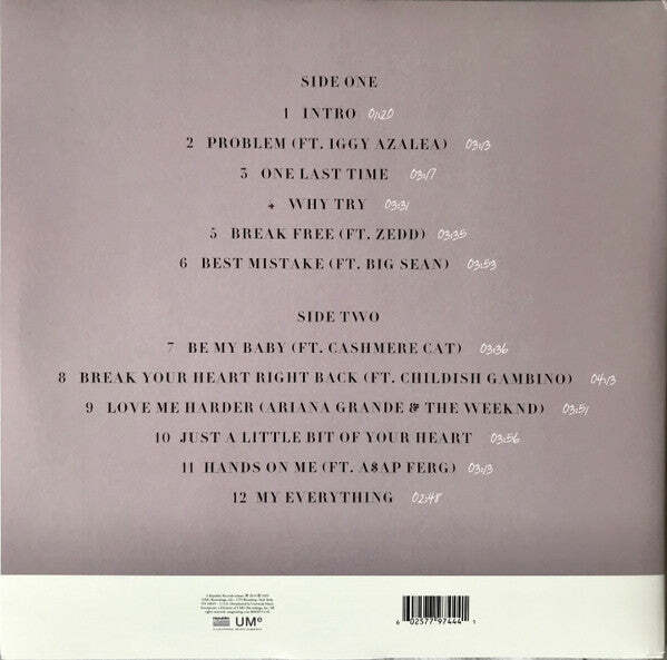 Grande, Ariana - My Everything Vinyl LP Record