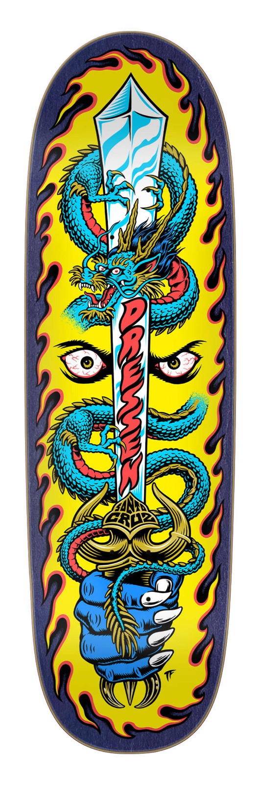 Santa Cruz Dressen Sword Pro 9.25" Skateboard Deck