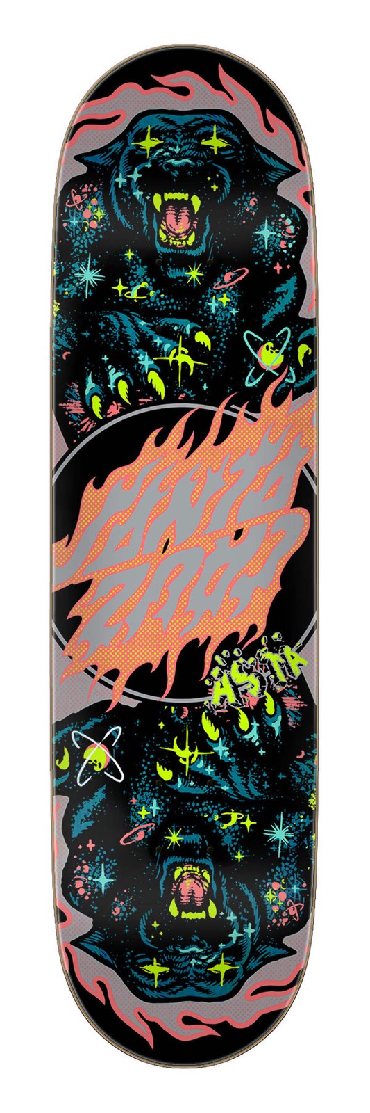 SANTA CRUZ ASTA Cosmic 8.2" Twin Tip SKATEBOARD DECK