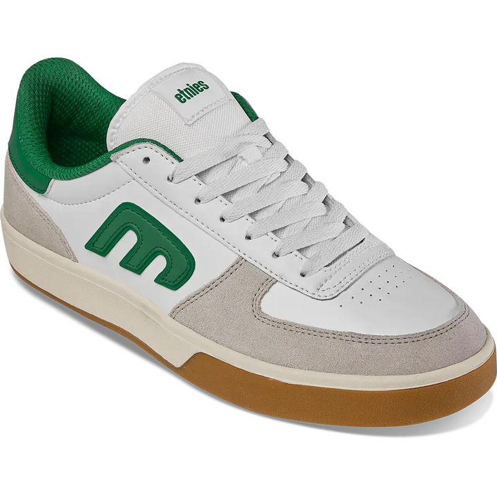 Etnies Emerson (Grey/White/Leather) Skate Shoes