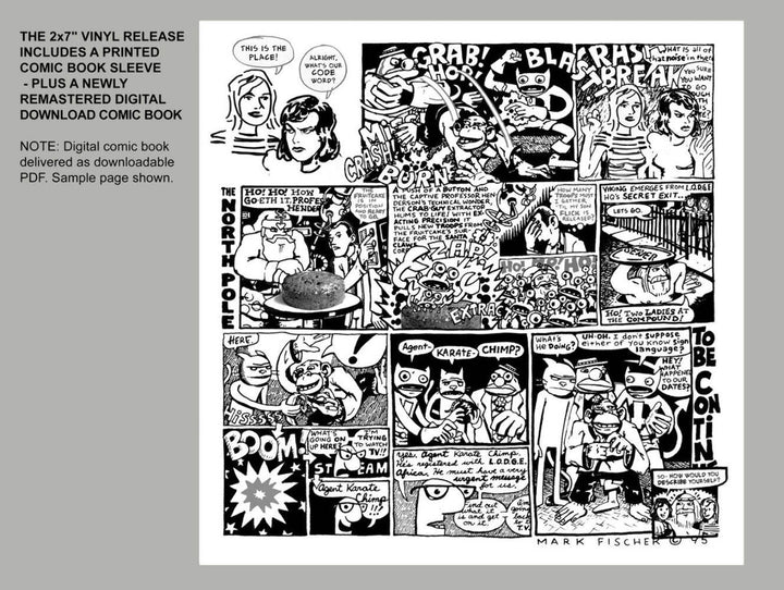 SIDES 1-4 - Shellac / Big'n / US Maple / Brise-Glace 2x 7" + Comic Book