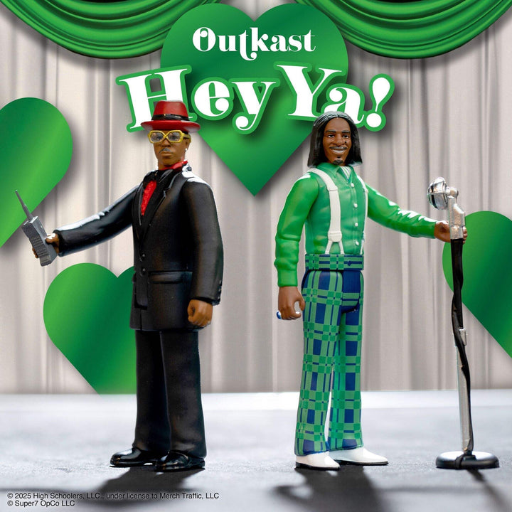 Super7 x Outkast - Andre 3000 - Big Boi (Hey Ya!) ReAction Figures