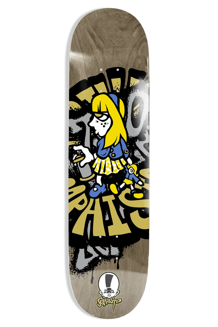 Zero Sophisto Susie Spraycan EX7 8.5" Skateboard Deck