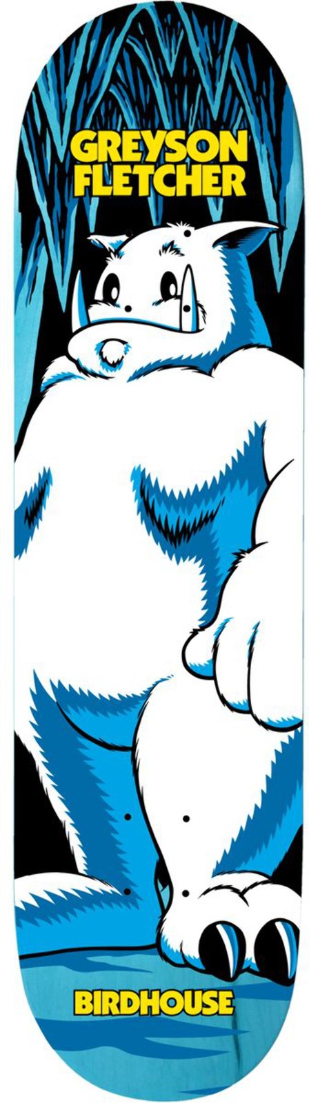 BIRDHOUSE Fletcher "Freeze Guy" 8.625" Skateboard Deck