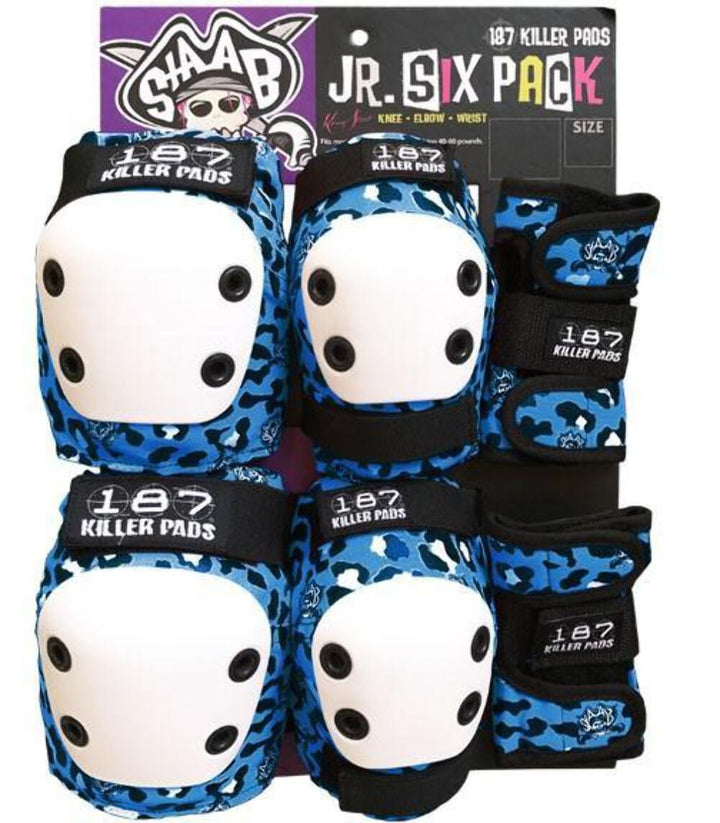 187 Killer Pads Kevin Staab Edition Junior Six Pack Pad Set Wrist Guards / Elbow