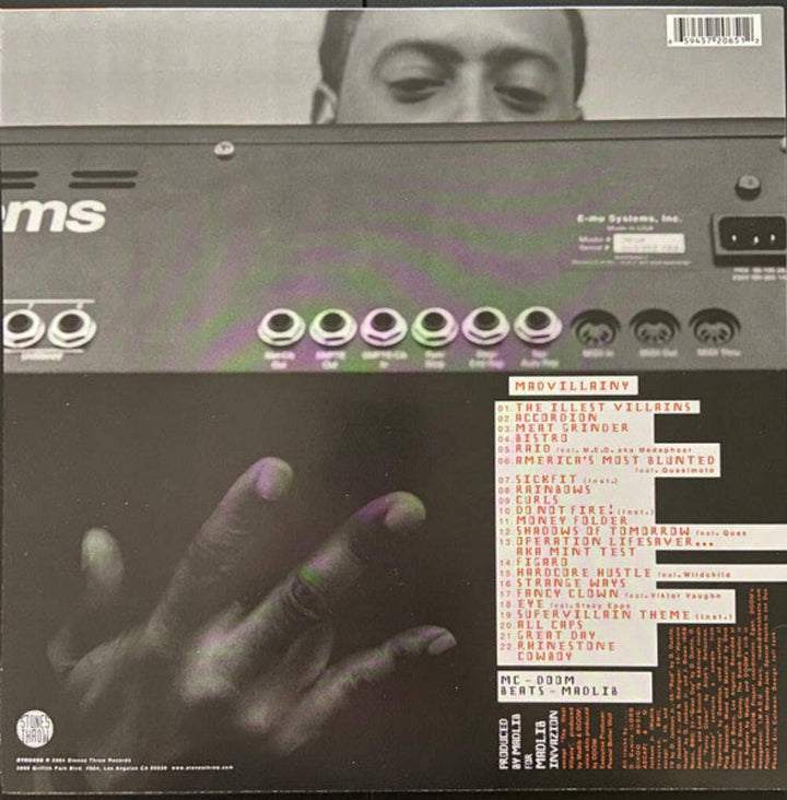 Madvillain ( MF DOOM + Madlib ) - Madvillainy 2x Vinyl LP Record