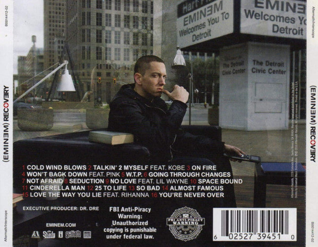 Eminem - Recovery 2x Vinyl LP Record