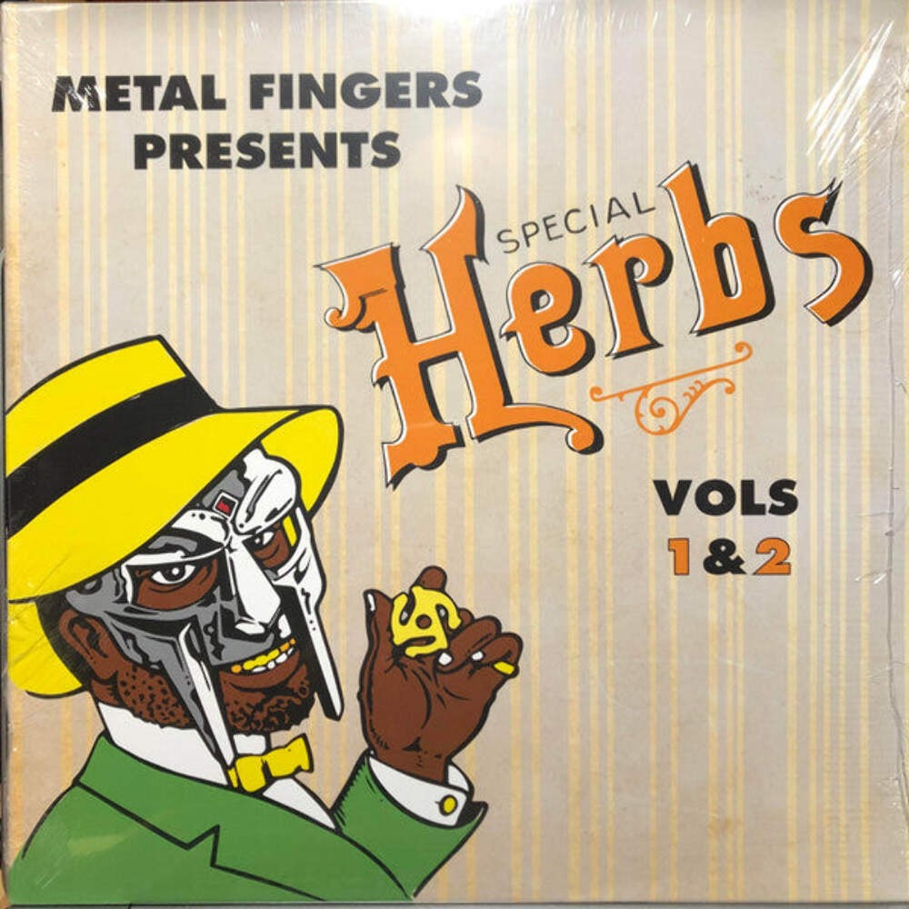 Metal Fingers ( MF DOOM ) - Special Herbs Volumes 1 & 2 2x (Mustard Color Vinyl)