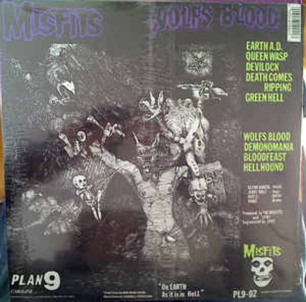 Misfits - Earth A.D. / Wolf's Blood Vinyl LP Record