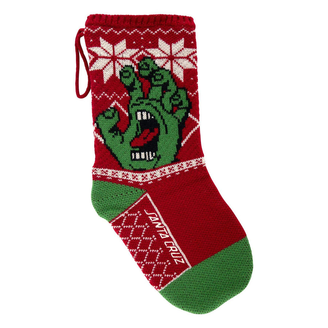 Santa Cruz Screaming Hand Holiday Stocking