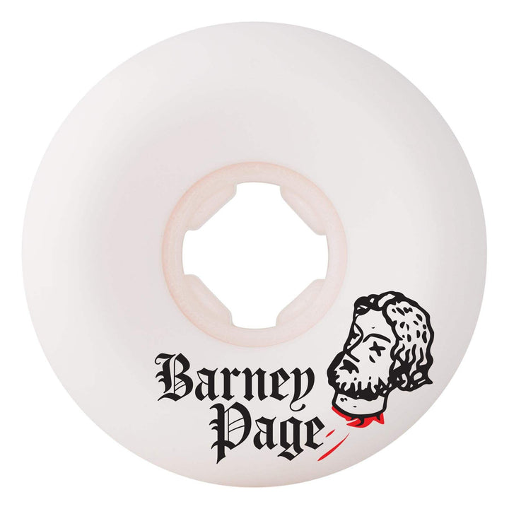 Oj Barney Page OG White Hardline 54mm 99a Skateboard Wheels