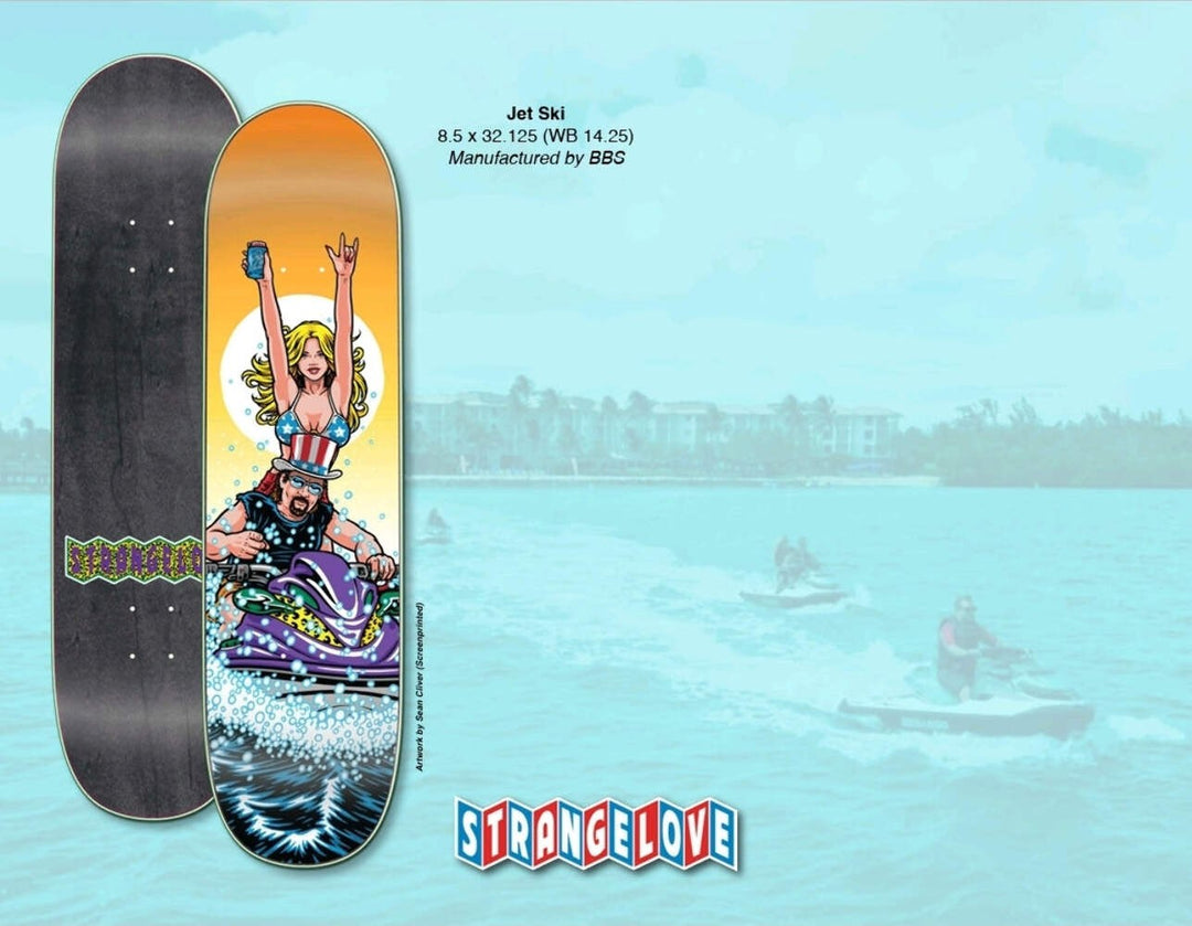 StrangeLove "Jetski" 8.5" Skateboard Deck
