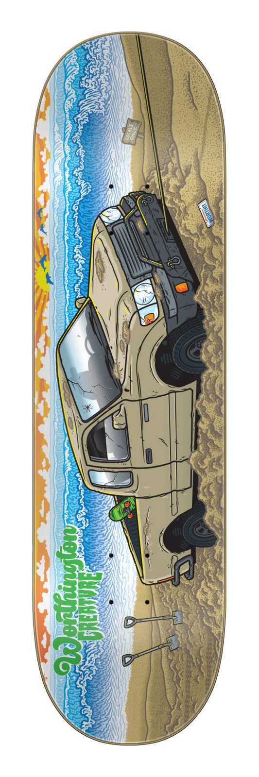 Creature Worthington Paradise 8.6" VX Skateboard Deck