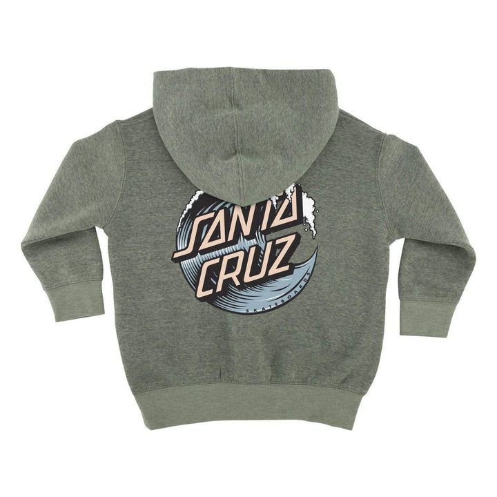 Santa Cruz Wave Dot Kids Size Pull-Over Hooded Sweatshirt