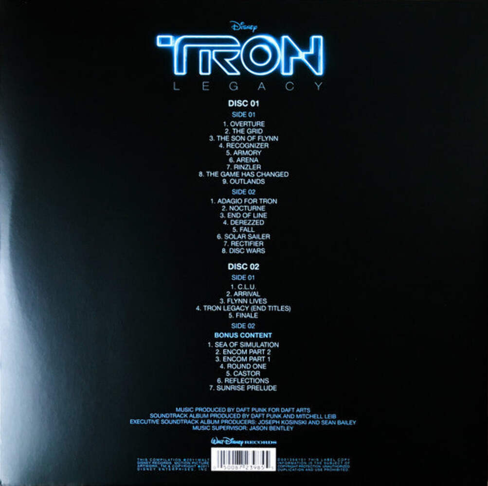 Daft Punk - TRON: Legacy Soundtrack OST 2x Vinyl LP Record