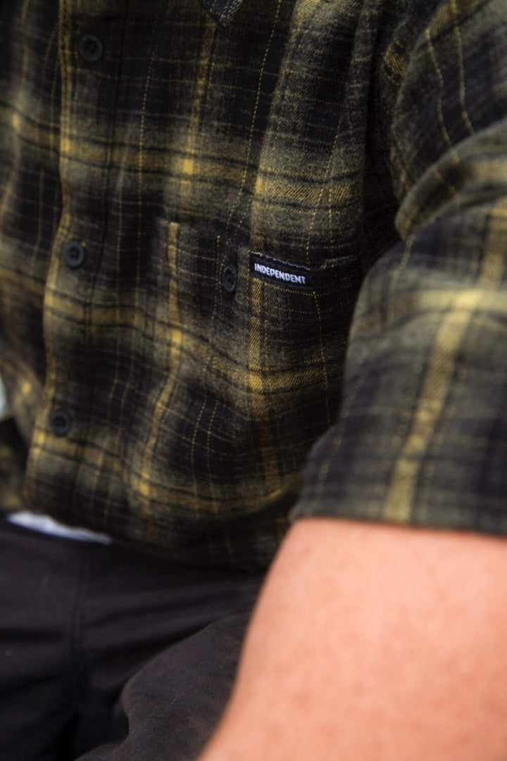 Independent Belmont S/S Flannel Shirt