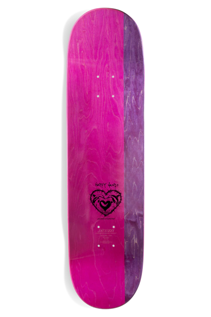 Jacuzzi Rainbow Hands Jet Ski 8.5" Skateboard Deck
