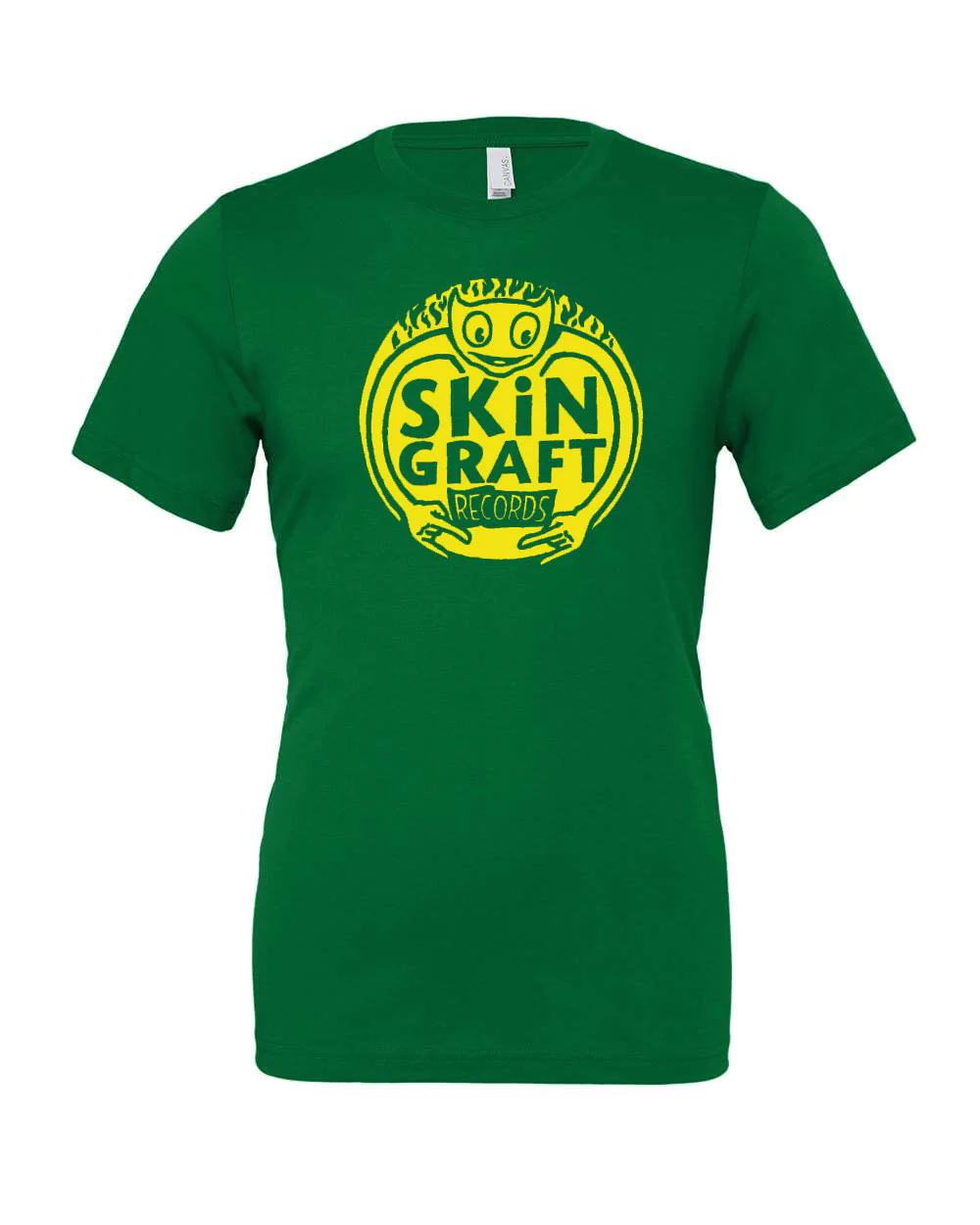 SKiN GRAFT Records “Logo” T-Shirt w/ Yellow INK