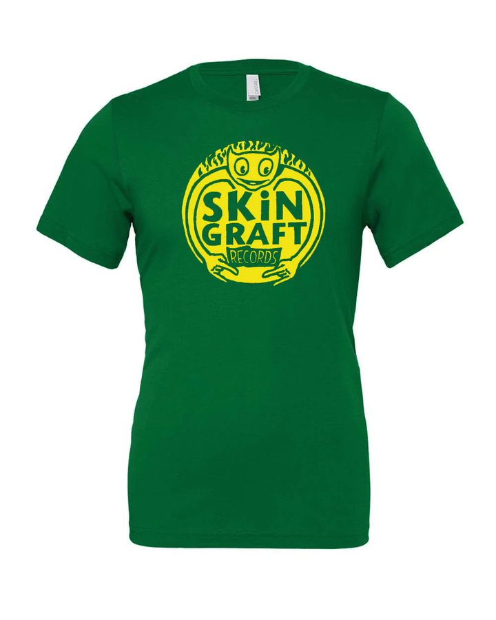 SKiN GRAFT Records “Logo” T-Shirt w/ Yellow INK