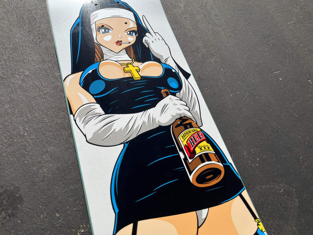 Hook Ups Evil Nun 8.25" Skateboard Deck