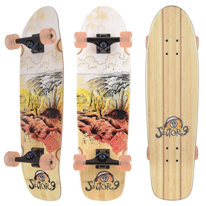 Sector 9 Bamboozler Patrol 8.625 X 31.5 Complete Cruiser Skateboard