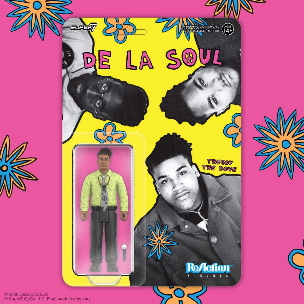 Super7 x De La Soul Vincent, Kelvin, and David (Me, Myself & I) 3 pk ReAction Fi