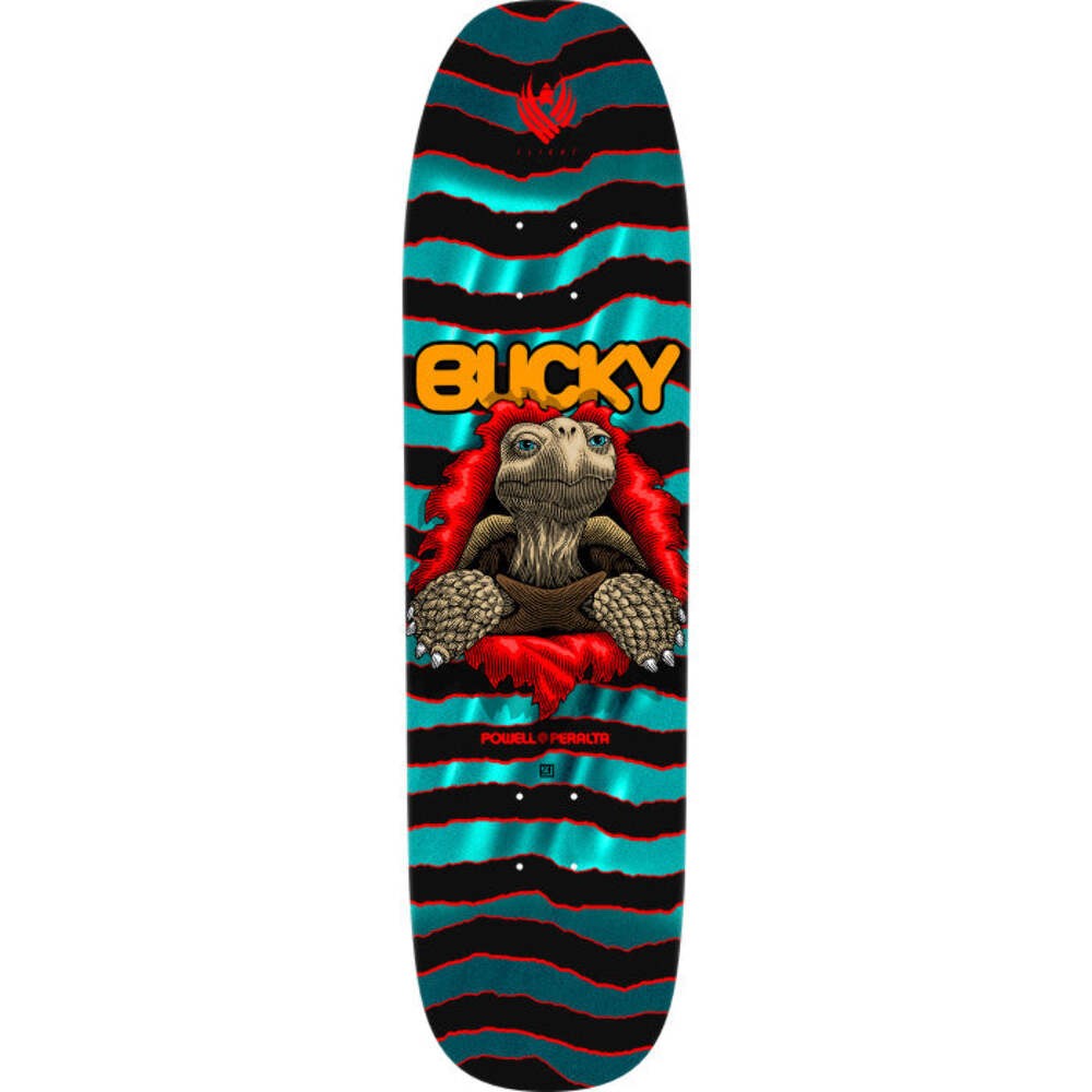 Powell Peralta Bucky Lasek Tortoise Blue Foil Flight Skateboard