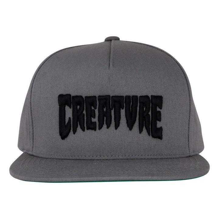 Creature Mono Logo Snapback Structured Hat