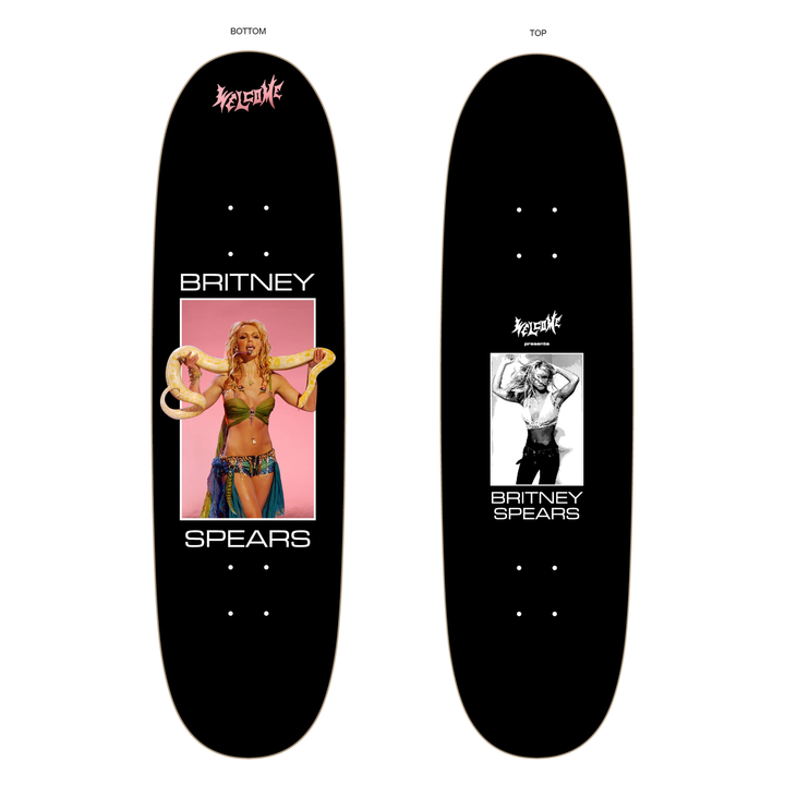 WELCOME X BRITNEY SPEARS "SNAKE" 8.8" COMPLETE SKATEBOARD