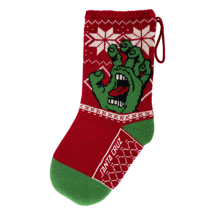 Santa Cruz Screaming Hand Holiday Stocking