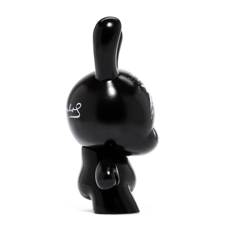KIDROBOT x ANDY WARHOL FRIGHT WIG SELF-PORTRAIT 8" MASTERPIECE DUNNY - MONOCHROM