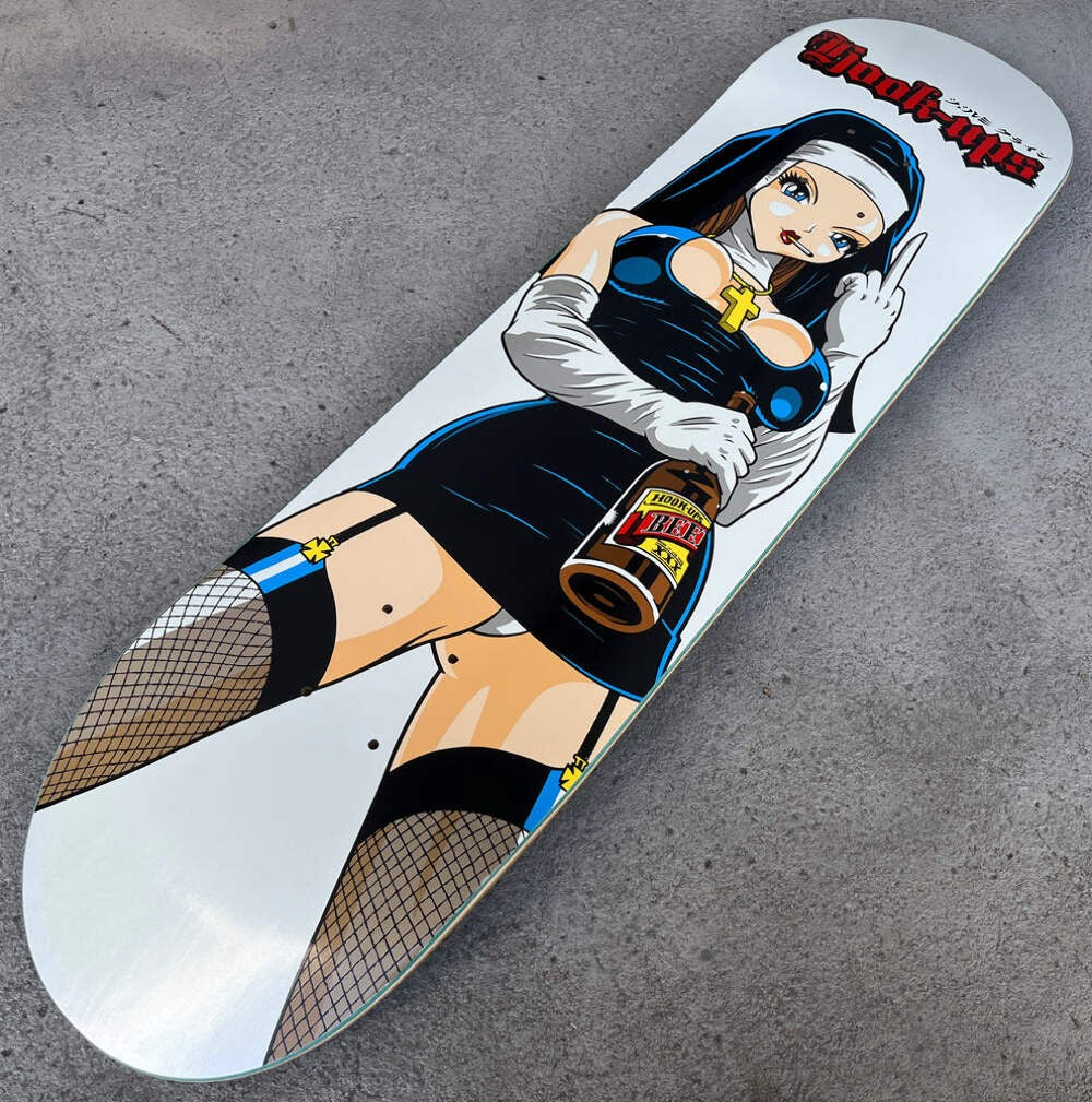 Hook Ups Evil Nun 8.25" Skateboard Deck