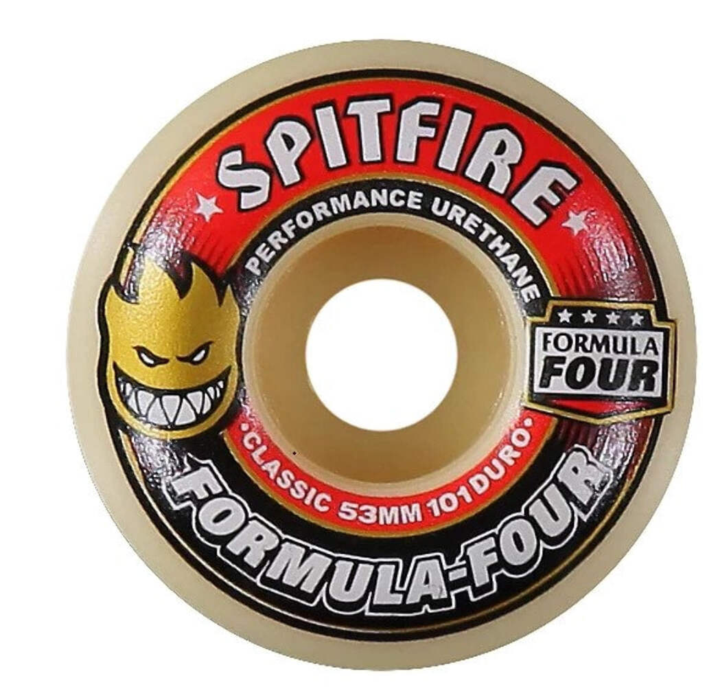 SpitFire F4 Conical Full 53mm 101a Skateboard Wheels