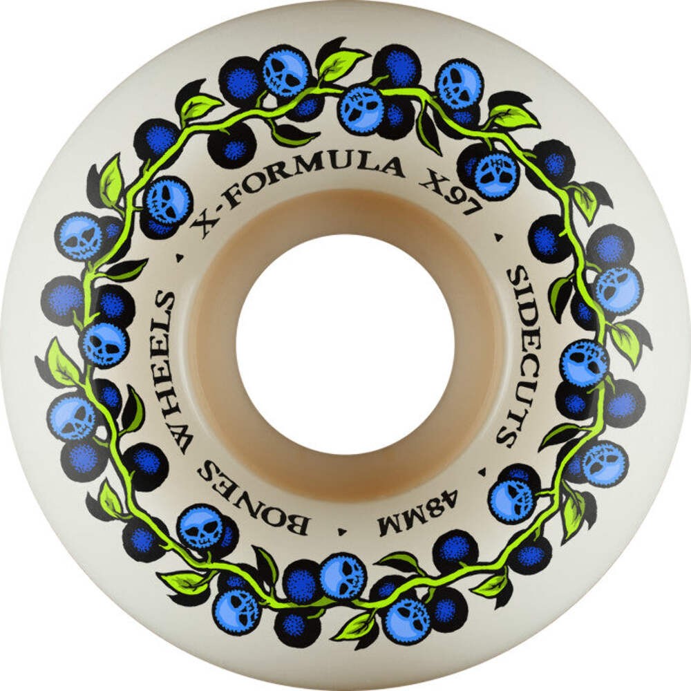 Bones Wheels X-Formula SKULL BERRIES V5 48mm 97A Skateboard Wheels