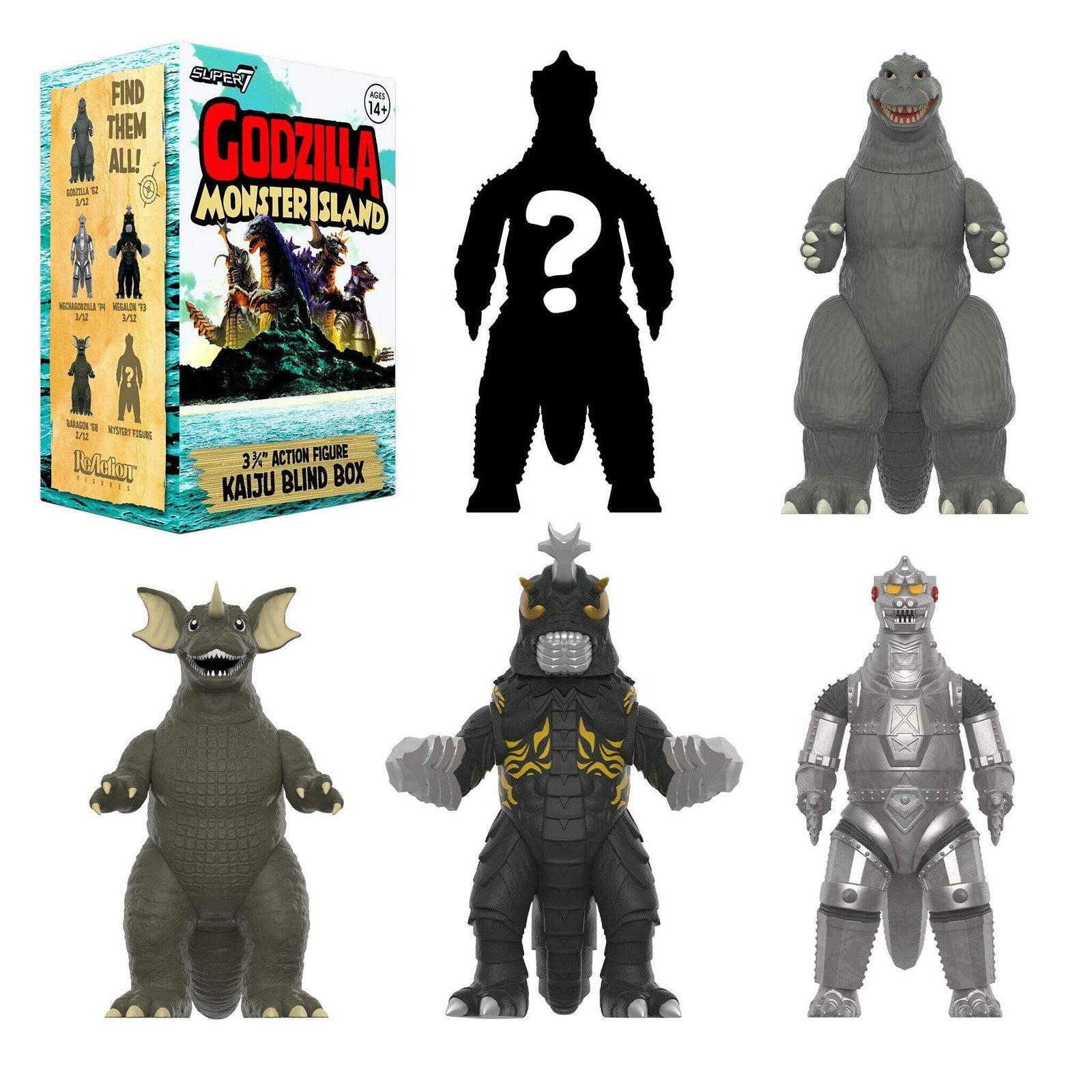 Super7 X Toho Blind Box Wave 07 (Monster Island) - Individual