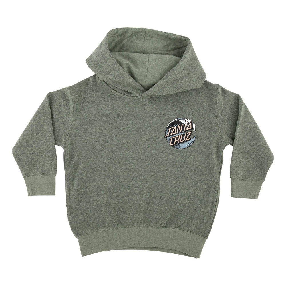 Santa Cruz Wave Dot Kids Size Pull-Over Hooded Sweatshirt