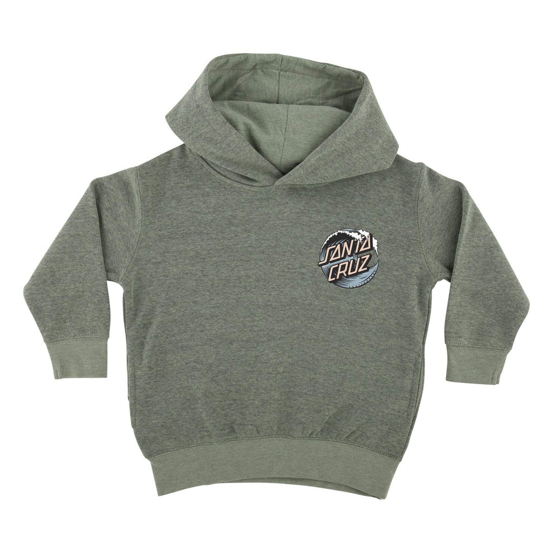 Santa Cruz Wave Dot Kids Size Pull-Over Hooded Sweatshirt