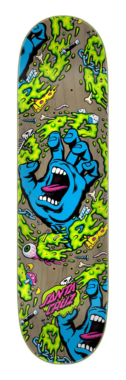 Santa Cruz Slime Scream 7 Ply Birch 8.25" Skateboard Deck