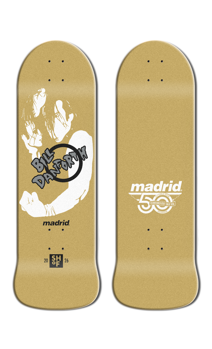Madrid Bill Danforth "Misfit" LTD 50th Anniversary SHOF 9.25" Skateboard Deck